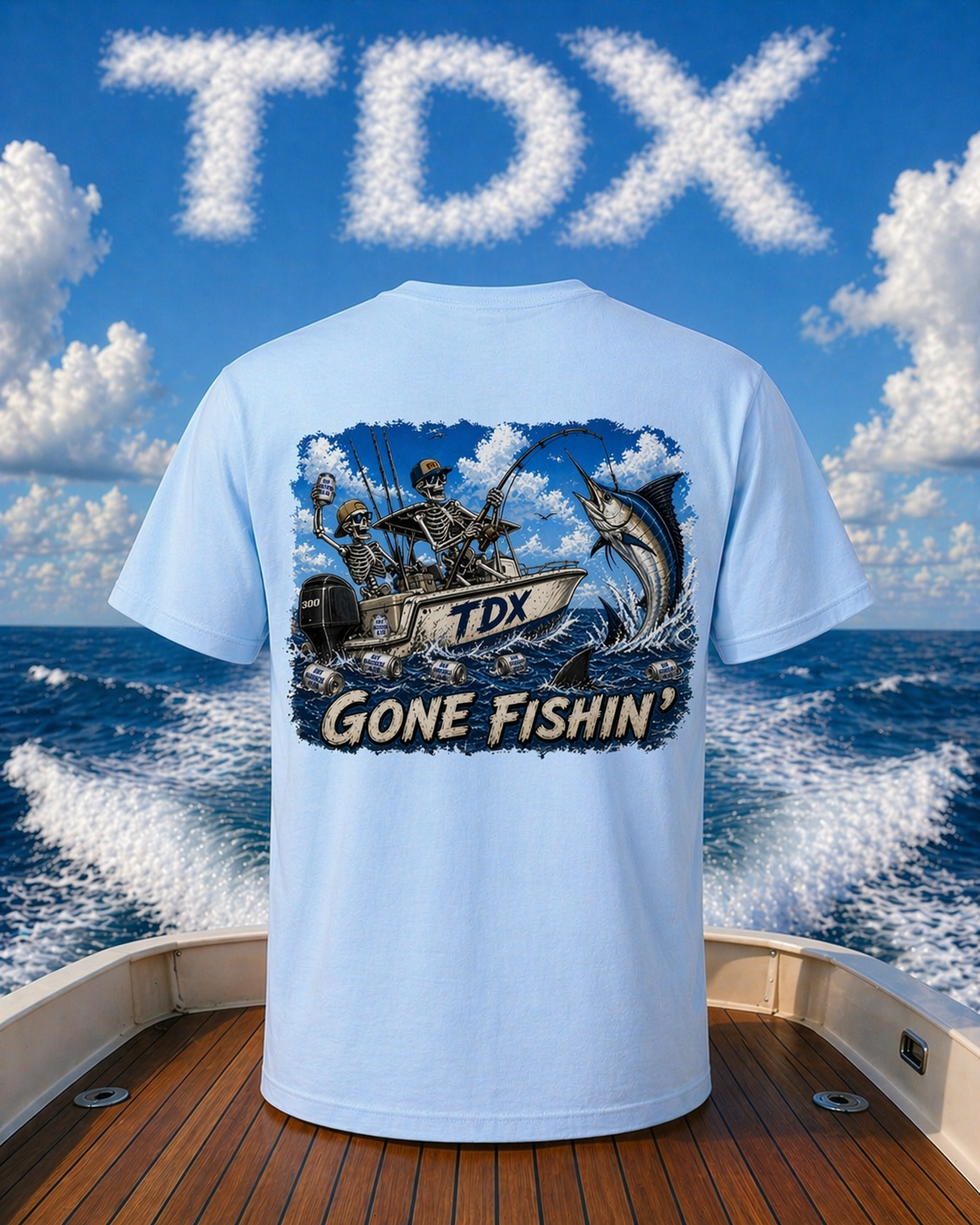 GONE FISHIN' TEE